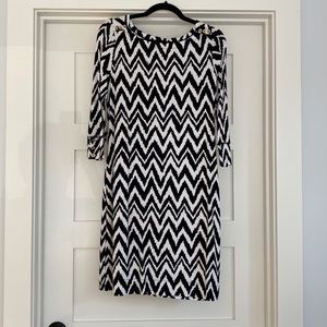 Black + White Lilly Pulitzer Dress, New Condition
